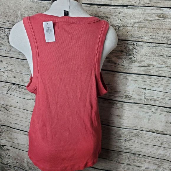 Banana Republic Pink Tank Top Size Large NWT - Picture 3 of 9